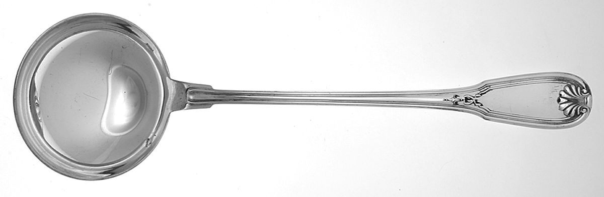 Maintenon (Silverplate) Solid Soup Ladle by Ercuis-1