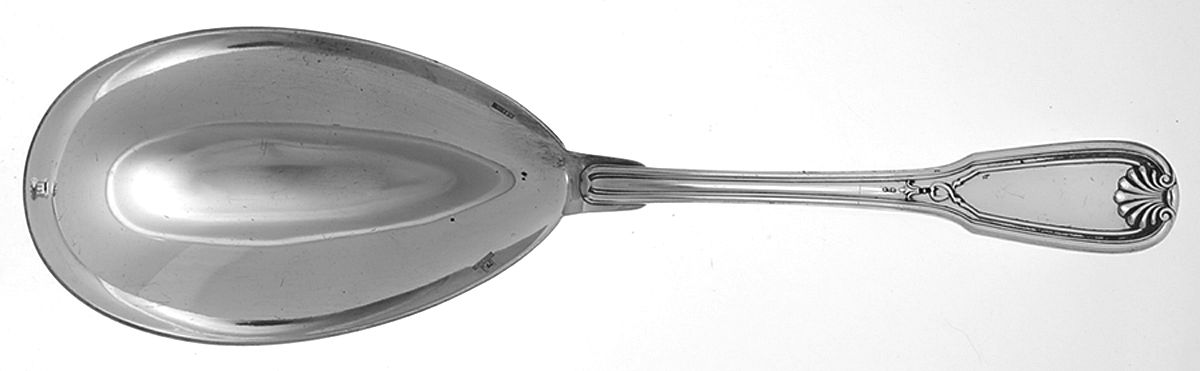 Maintenon (Silverplate) Rice Serving Ladle, Solid Piece by Ercuis-1