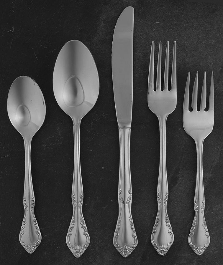 Cascade (Stainless) 5 Piece Place Setting by Estia-1