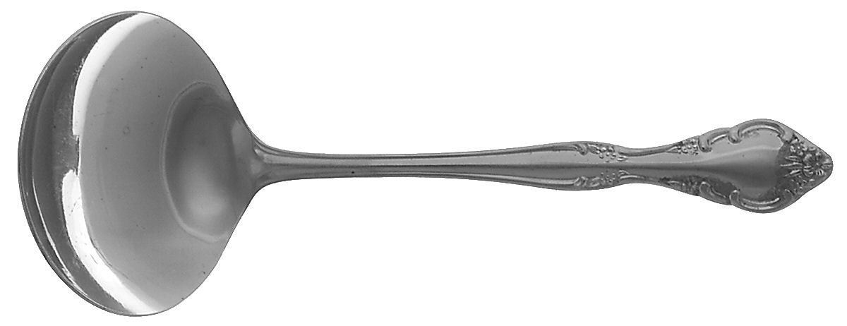 Cascade (Stainless) Solid Gravy Ladle by Estia-1