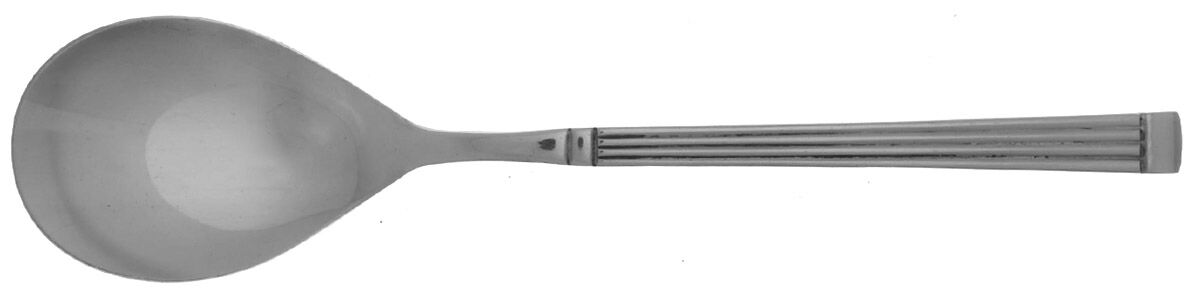 Olympia (Stainless) Solid Salad Serving Spoon by Estia-1