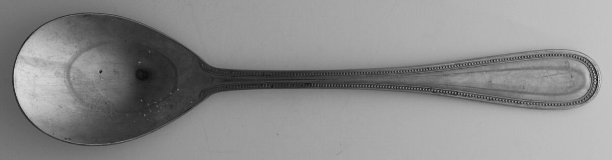 Pearl (Stainless) Solid Salad Serving Spoon by Estia-1