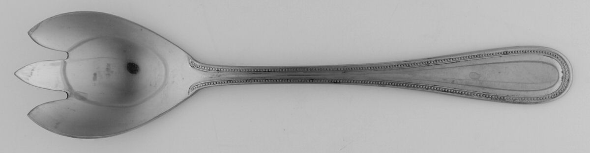 Pearl (Stainless) Solid Salad Serving Fork by Estia-1