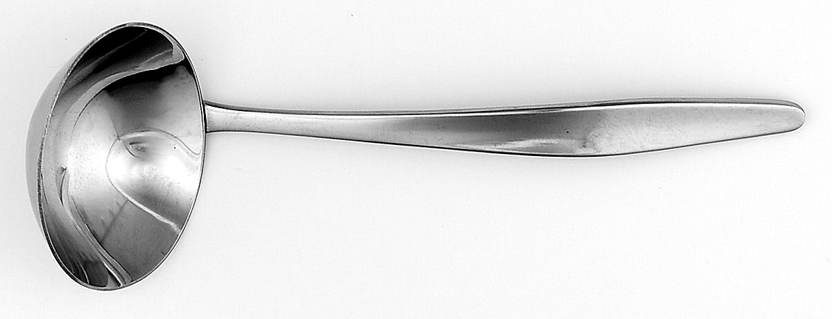 Chandelle (Stainless) Solid Piece Cream Ladle by Easterling-1