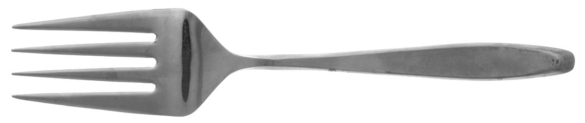 Rhineland (Stainless) Medium Solid Cold Meat Serving Fork by Easterling-1