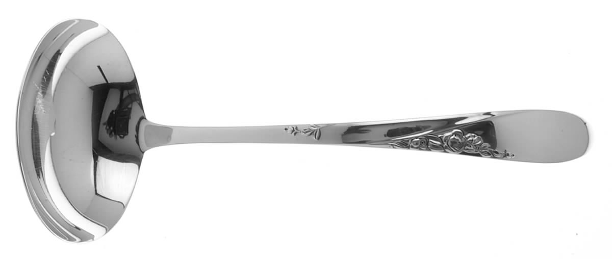 Rose Spray (Sterling, 1955) Solid Gravy Ladle by Easterling-1