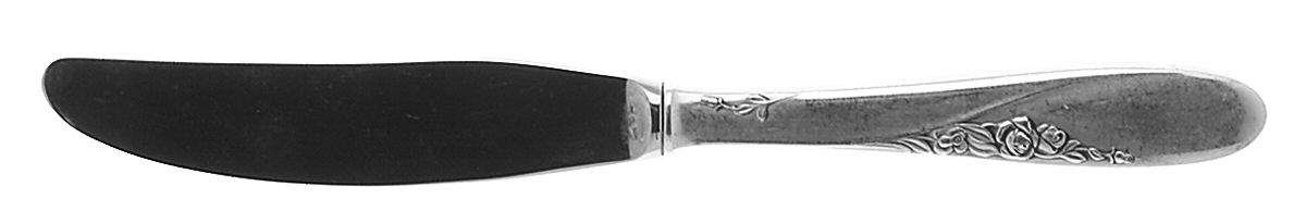 Rose Spray (Sterling, 1955) Modern Hollow Butter Spreader (Stainless) by Easterling-1