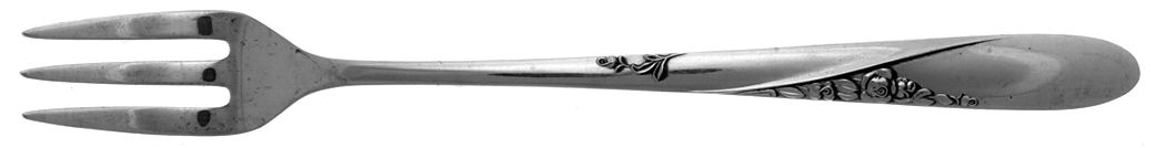Rose Spray (Sterling, 1955) Cocktail/Seafood Fork by Easterling-1