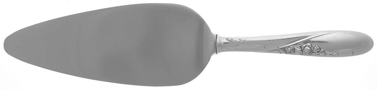 Rose Spray (Sterling, 1955) Pie Server with Stainless Blade by Easterling-1