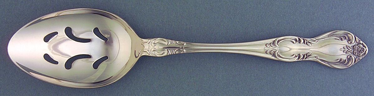Valhalla (Stainless) Pierced Tablespoon (Serving Spoon) by Easterling-1