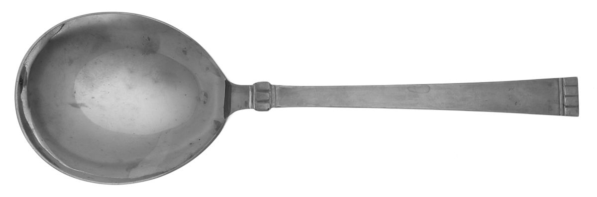 Danish Crown (Stainless) Solid Smooth Casserole Spoon by Estate-1