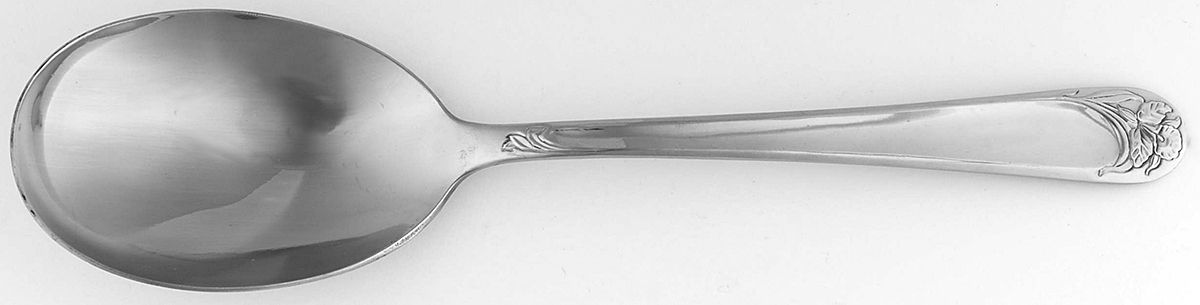 Whispering Hope Solid Smooth Casserole Spoon by Estate-1