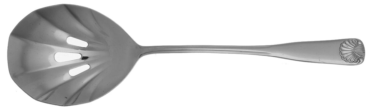 Cathay (Stainless) Solid Pierced Shell Casserole Spoon by Excel-1