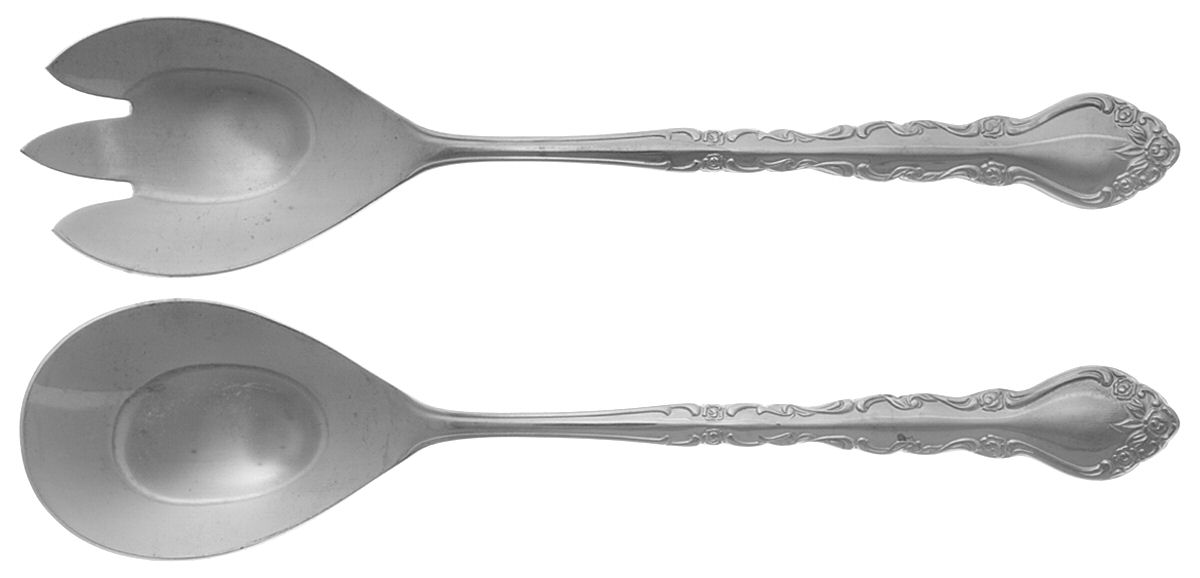 EXF10 (Stainless) (2 Pc) Solid Salad Set by Excel-1