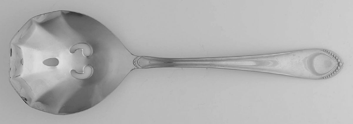 EXF6 (STAINLESS) Solid Pierced Casserole Spoon by Excel-1