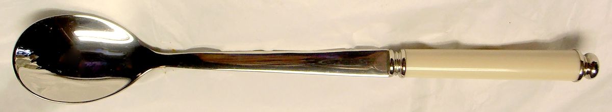 Arcadia-Ivory (Stainless) Iced Tea Spoon by EME Flatware-1