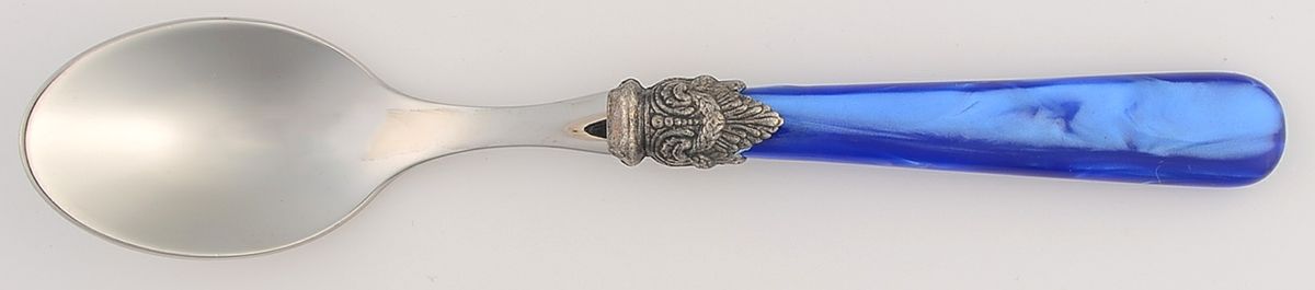 Napoleon-Pearl Blue (Stainless) Demitasse Spoon by EME Flatware-1