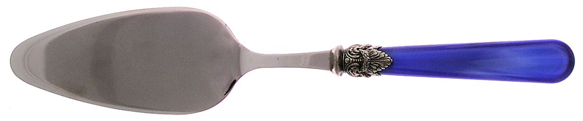 Napoleon-Pearl Blue (Stainless) Cake Server with Stainless Blade by EME Flatware-1