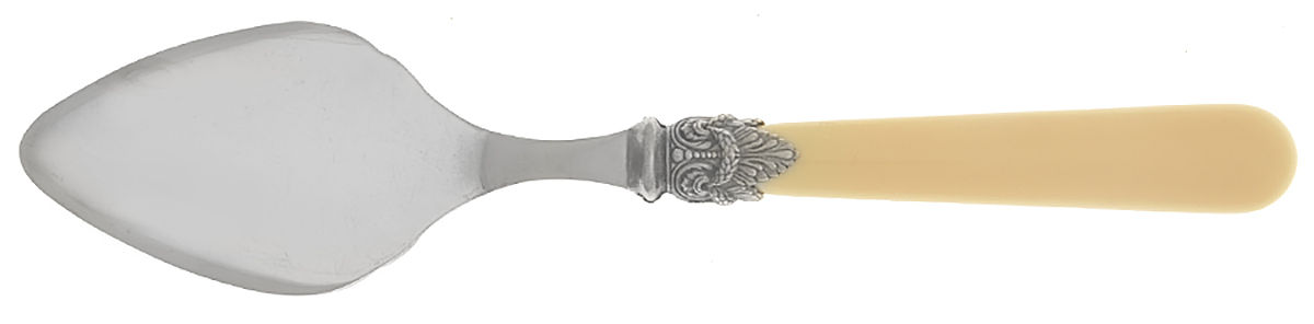 Napoleon-Ivory (Stainless) Cheese Server with Stainless Blade by EME Flatware-1