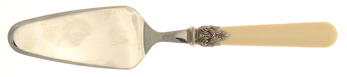 Napoleon-Ivory (Stainless) Cake Server with Stainless Blade by EME Flatware-1