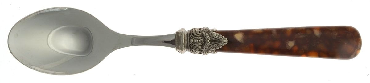 Napoleon-Tortoise (Stainless) Place/Oval Soup Spoon by EME Flatware-1