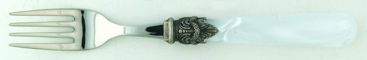 Napoleon-Pearl White (Stainless) Fork by EME Flatware-1