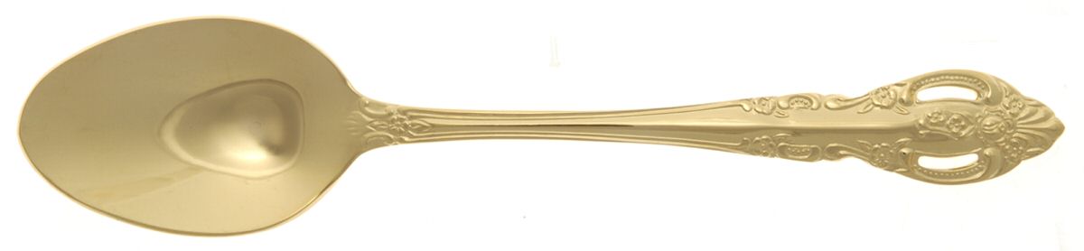 Baroque Gold (Gold Electroplate) Teaspoon by Estia-1