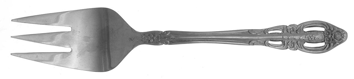 EVS28 (Stainless) Medium Solid Cold Meat Serving Fork by Everbrite Stainless-1