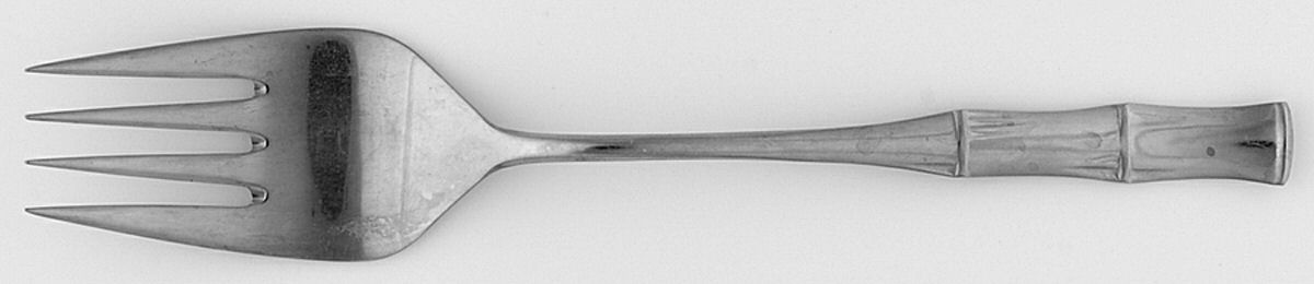 ELD13 (STAINLESS) Medium Solid Cold Meat Serving Fork by Eldan-1
