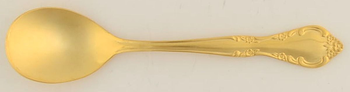 Golden Cascade (Gold Electroplate) Sugar Spoon by Estia-1