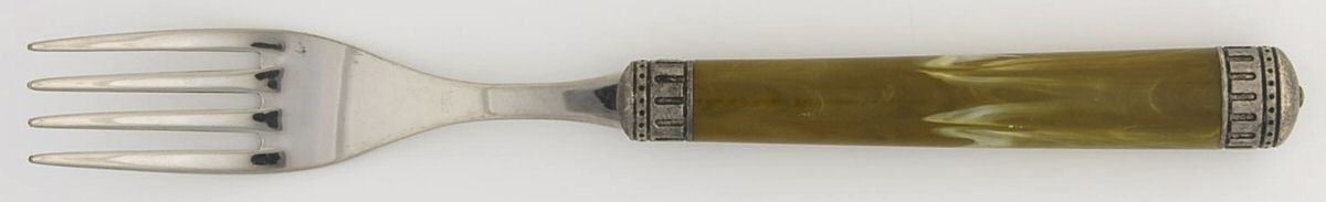 Italia-Olive Green (Stainless) Fork by EME Flatware-1