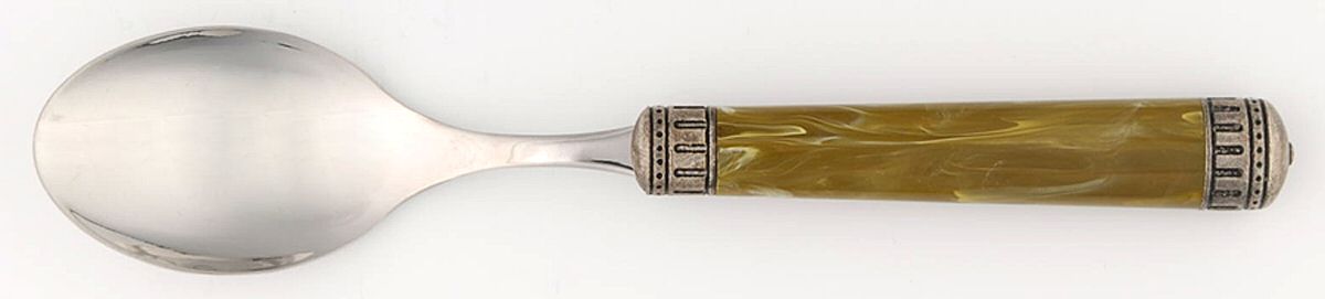 Italia-Olive Green (Stainless) Teaspoon by EME Flatware-1