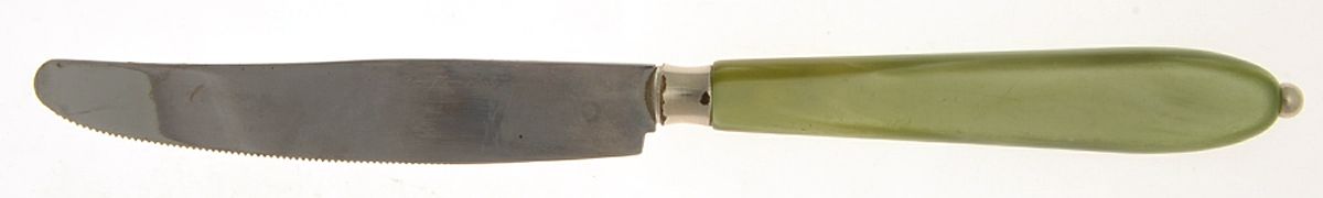 Vendome-Pearl Green (Stainless) New French Hollow Knife by EME Flatware-1
