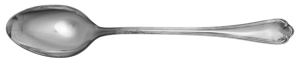 Sully (Silverplate) Solid Serving Spoon by Ercuis-1