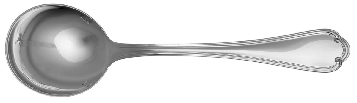 Sully (Silverplate) Round Bowl Soup Spoon (Bouillon) by Ercuis-1
