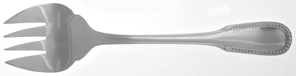 Princesse (Silverplate) Large Solid Tined Sardine Serving Fork by Ercuis-1