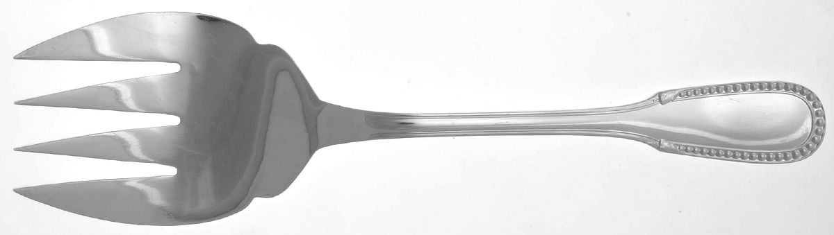 Princesse (Silverplate) Large Solid Fish Serving Fork by Ercuis-1