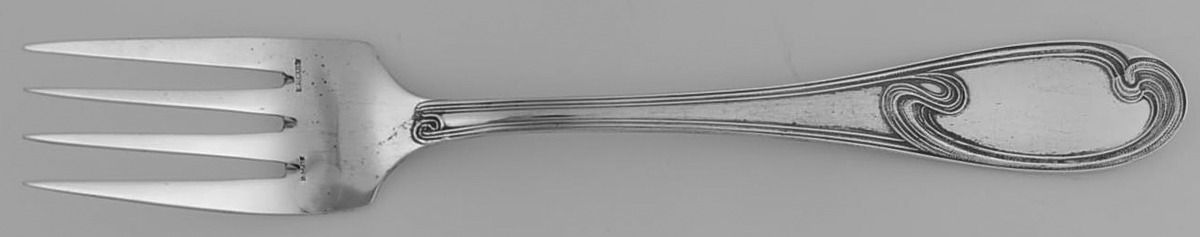 Mousseline (Silverplate) Individual Salad Fork by Ercuis-1