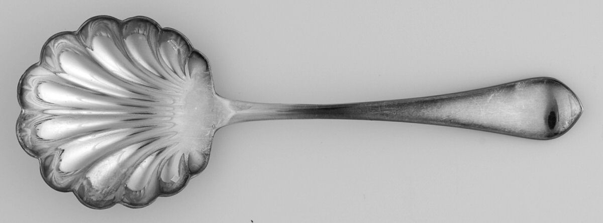Citeaux (Silverplate) Sugar Shell Spoon by Ercuis-1