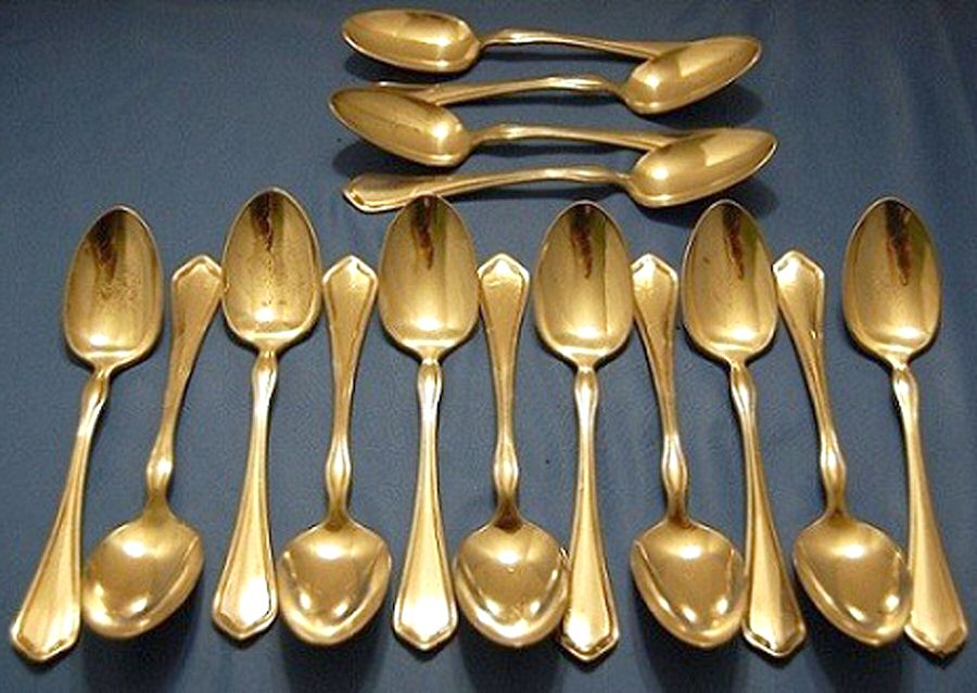Mission (Silverplate, 1908) Place/Oval Soup Spoon by National Silver Co-1