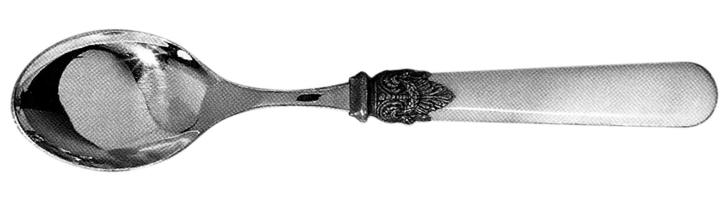 Napoleon-Pearl Clear (Stainless) Teaspoon by EME Flatware-1