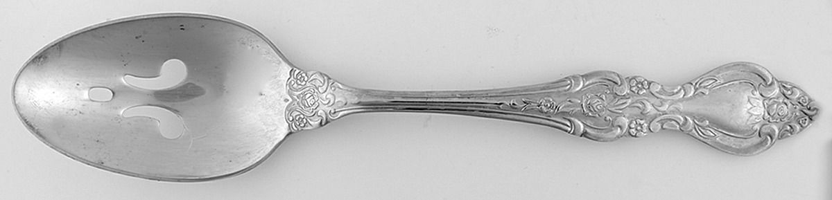 ESI10 (Silverplate) Pierced Tablespoon (Serving Spoon) by Estia-1