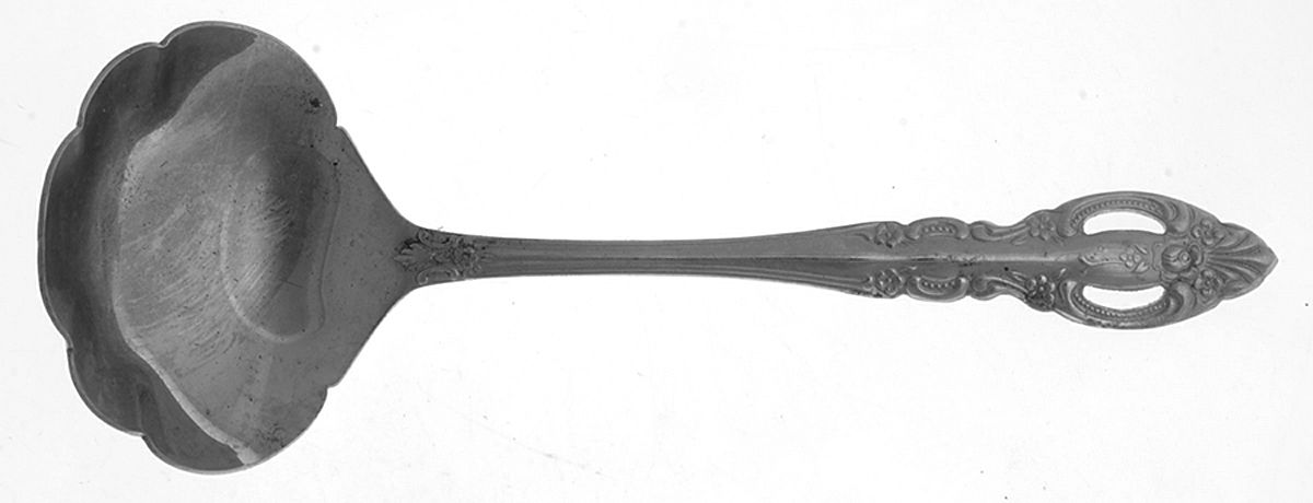 Baroque (Stainless) Solid Gravy Ladle by Estia-1