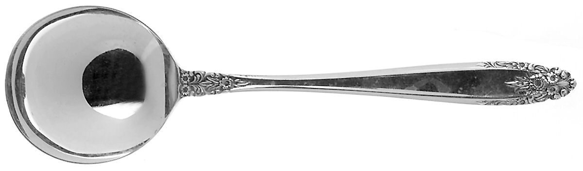 ELD15 (Silverplate, Nickel) Round Bowl Soup Spoon (Gumbo) by Eldan-1