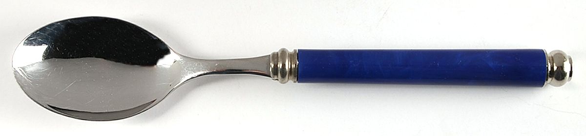 Arcadia-Cobalt Blue (Stainless) Place/Oval Soup Spoon by EME Flatware-1