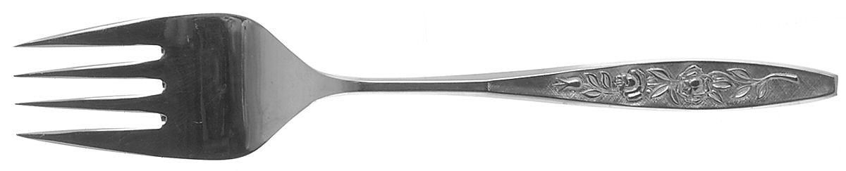 ELD18 (STAINLESS) Medium Solid Cold Meat Serving Fork by Eldan-1