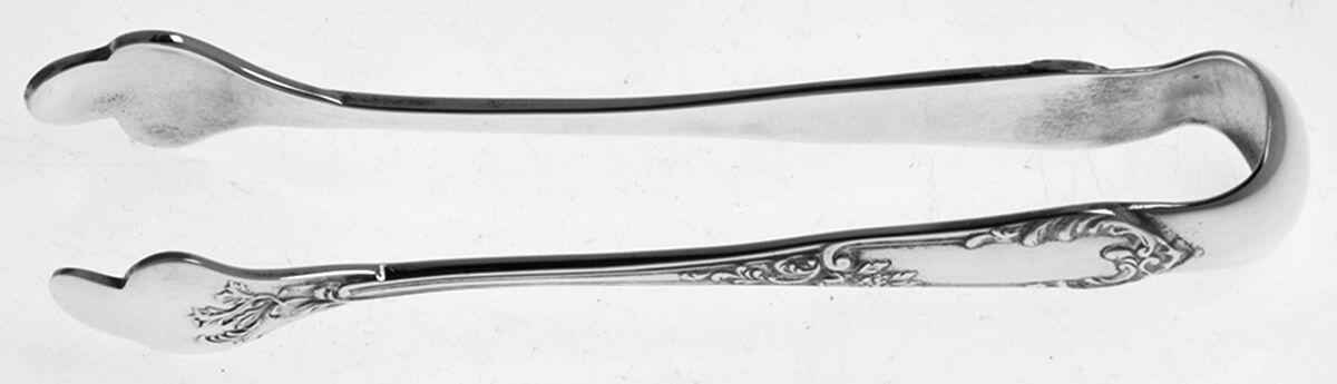 Rocaille (Sterling) Sugar Tongs by Ercuis-1