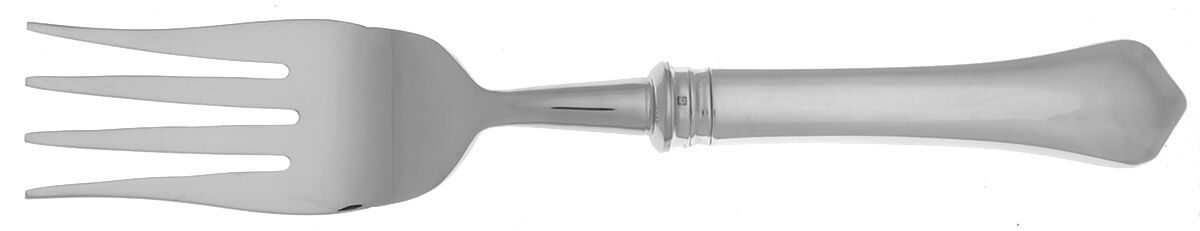 Brantome (Silverplate) Cold Meat Fork Large, Stainless Tines HC by Ercuis-1