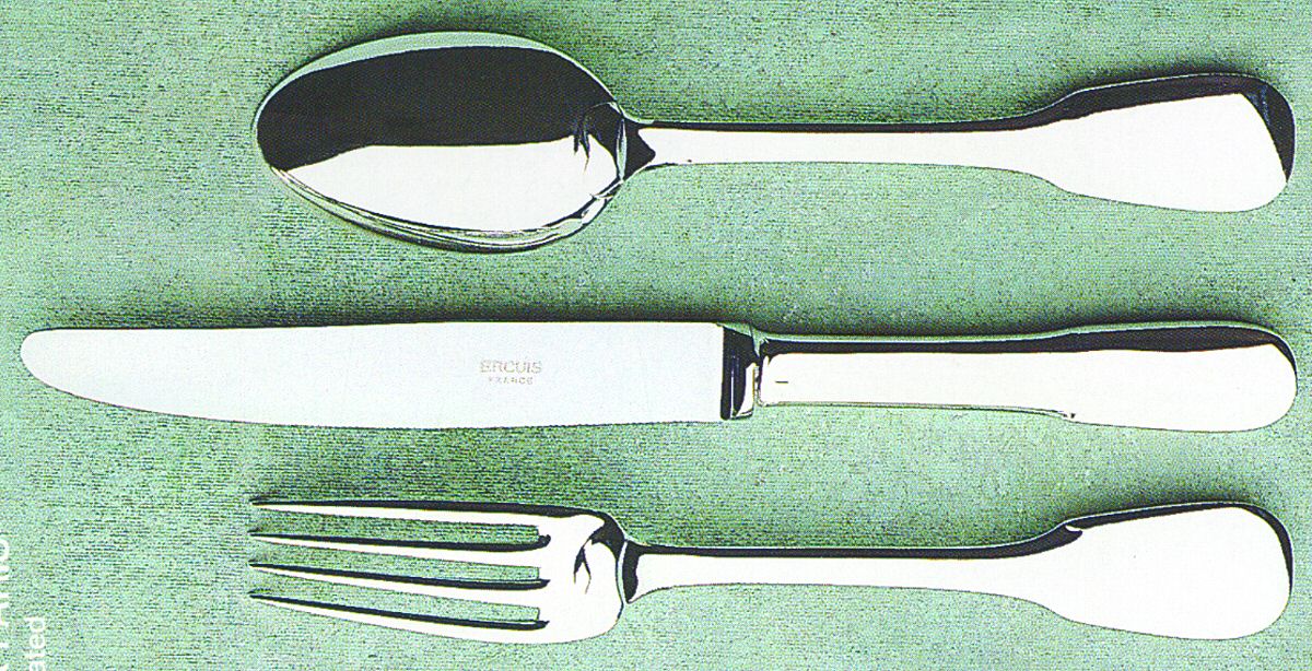 Vieux Paris (Silverplate) Fork by Ercuis-1