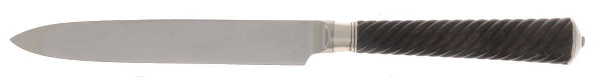 Montaigne-Twisted Black Wood (Silverplate) New French Hollow Knife by Ercuis-1